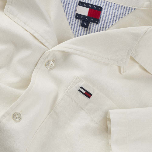 Tommy Hilfiger Ανδρικό πουκάμισο Linen Blend Camp Shirt